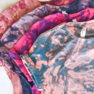 Unisex Hand-Dyed 100% Cotton Tie-Dye T-Shirt