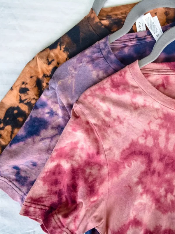 Unisex Hand-Dyed 100% Cotton Tie-Dye T-Shirt