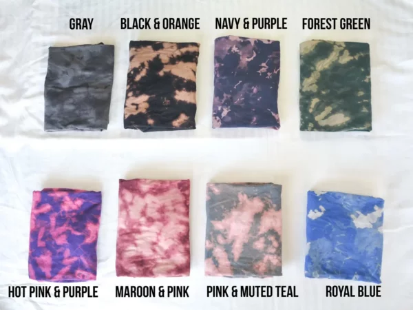 Unisex Hand-Dyed 100% Cotton Tie-Dye T-Shirt - Image 7